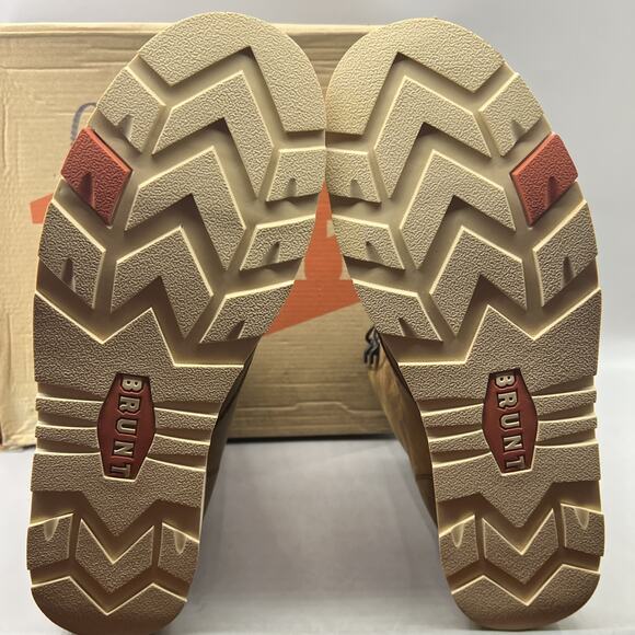 BRUNT Marin 6" Soft Toe Work Boots Men Size 14 Brown Waterproof Comfort Shoes - Picture 7 of 10